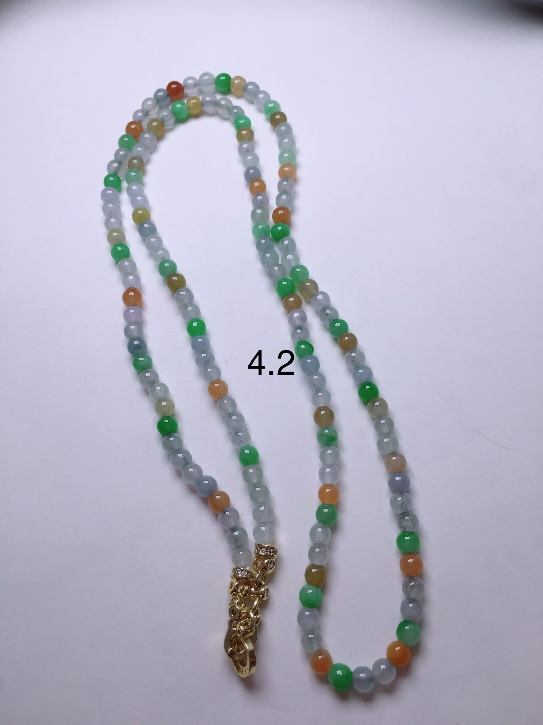 ️多宝珠子项链，晶莹剔透，新颖时尚，4.2