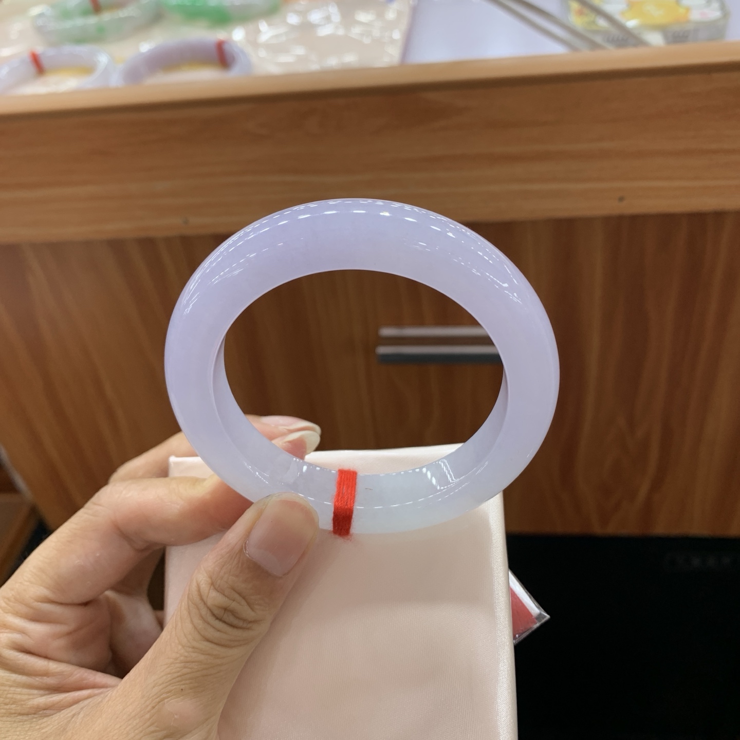 正圈翡翠手镯 55.4-12-10