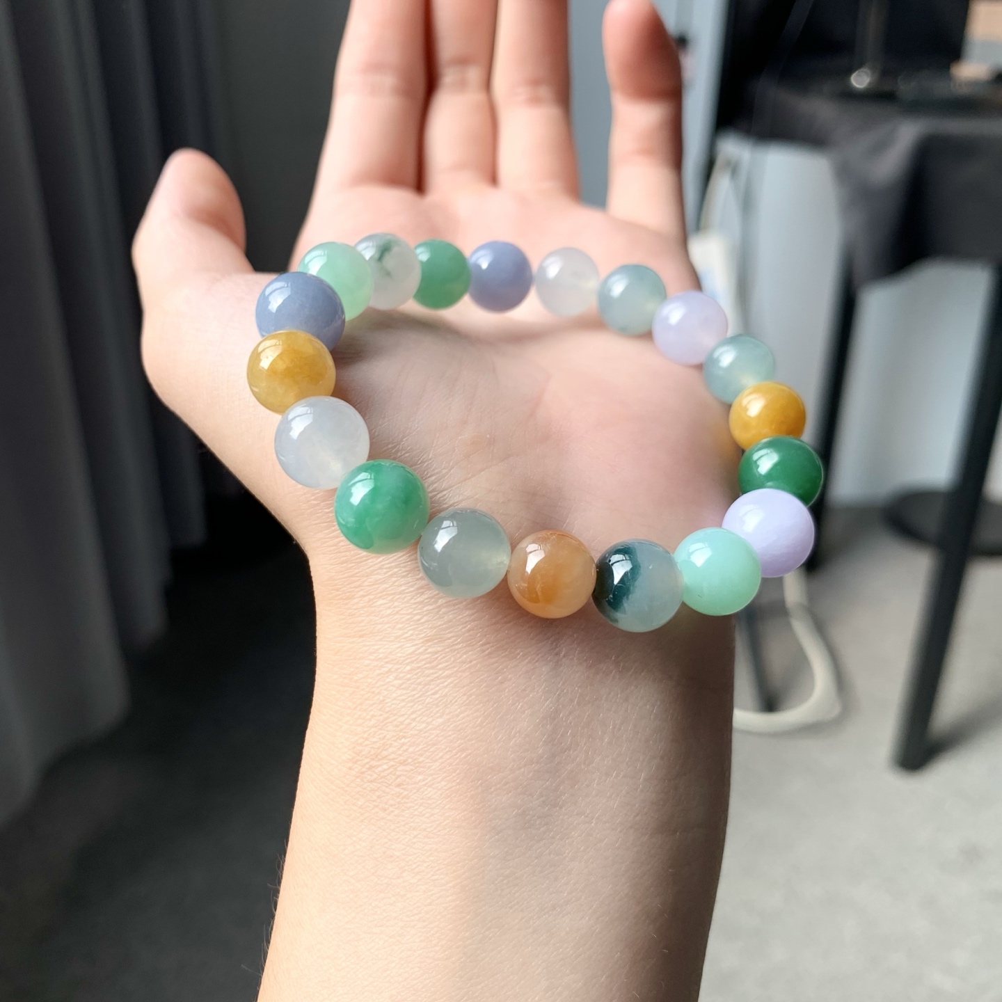 多宝手串 色泽亮丽 胶润细腻 尺寸9+【LJJ- L8】