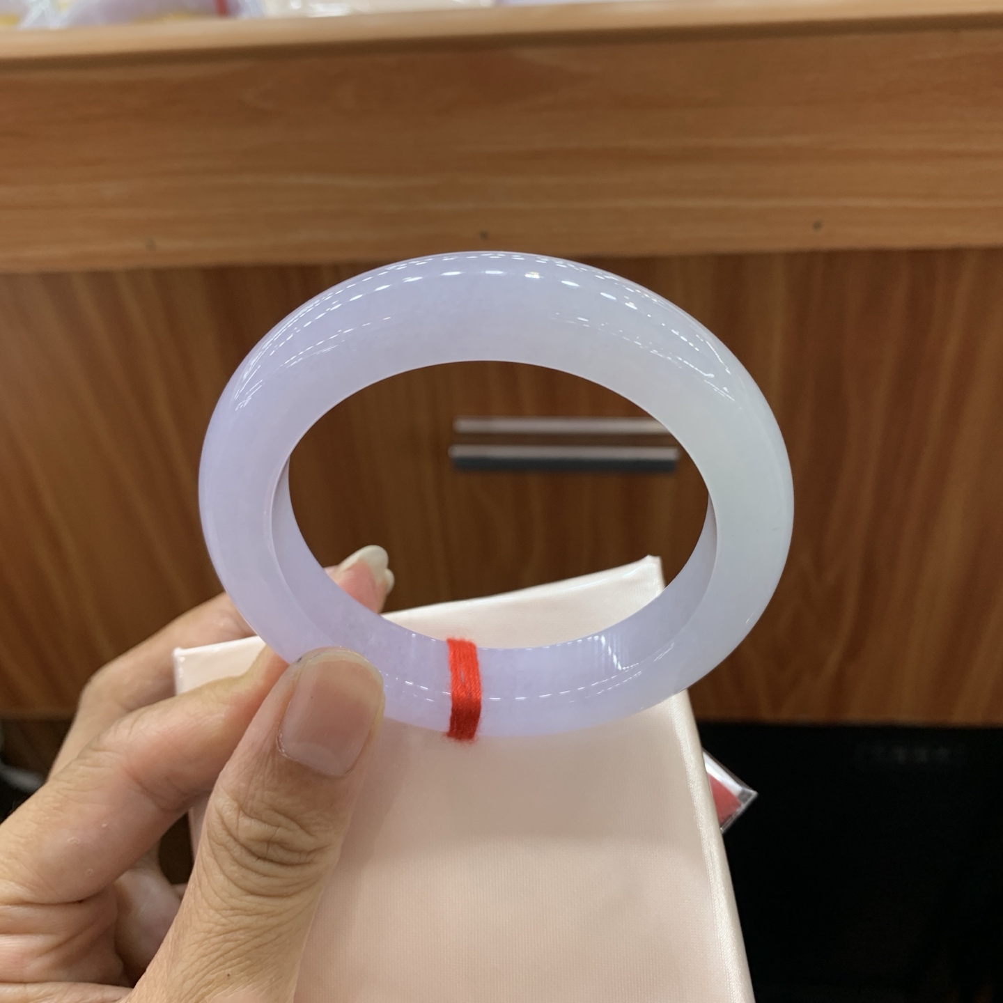 正圈翡翠手镯 55.4-12-10
