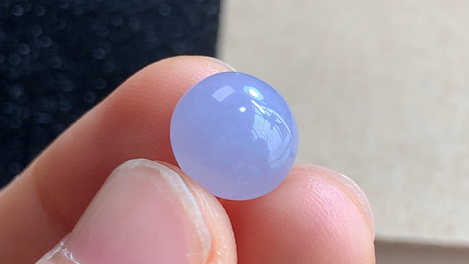 ️ 紫蛋，无裂，尺寸10.6-5.6mm，包A附证书