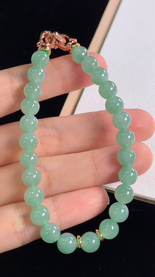 ️冰晴手链，尺寸:6.8-6.8mm 10