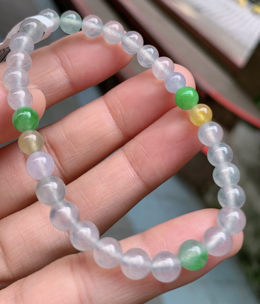 ️ 6.3mm31颗冰彩手链