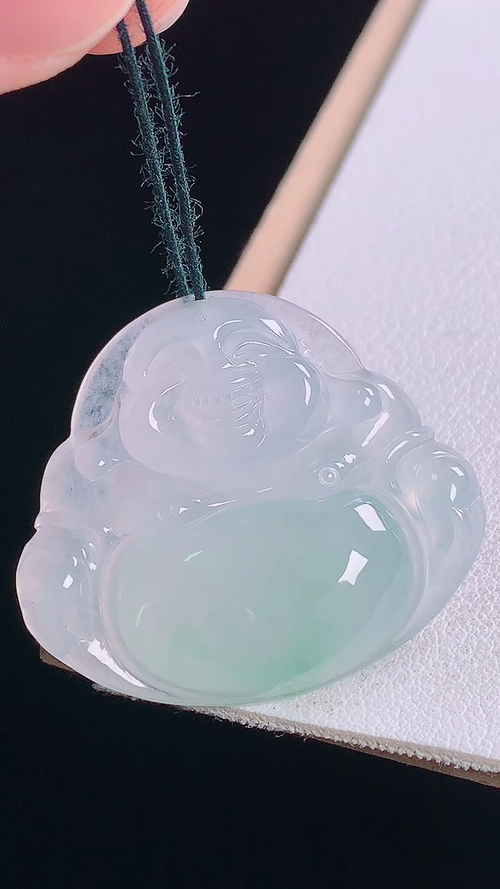 ️冰飘绿佛公，无裂，尺寸:29.0-33.0-5.7mm 11