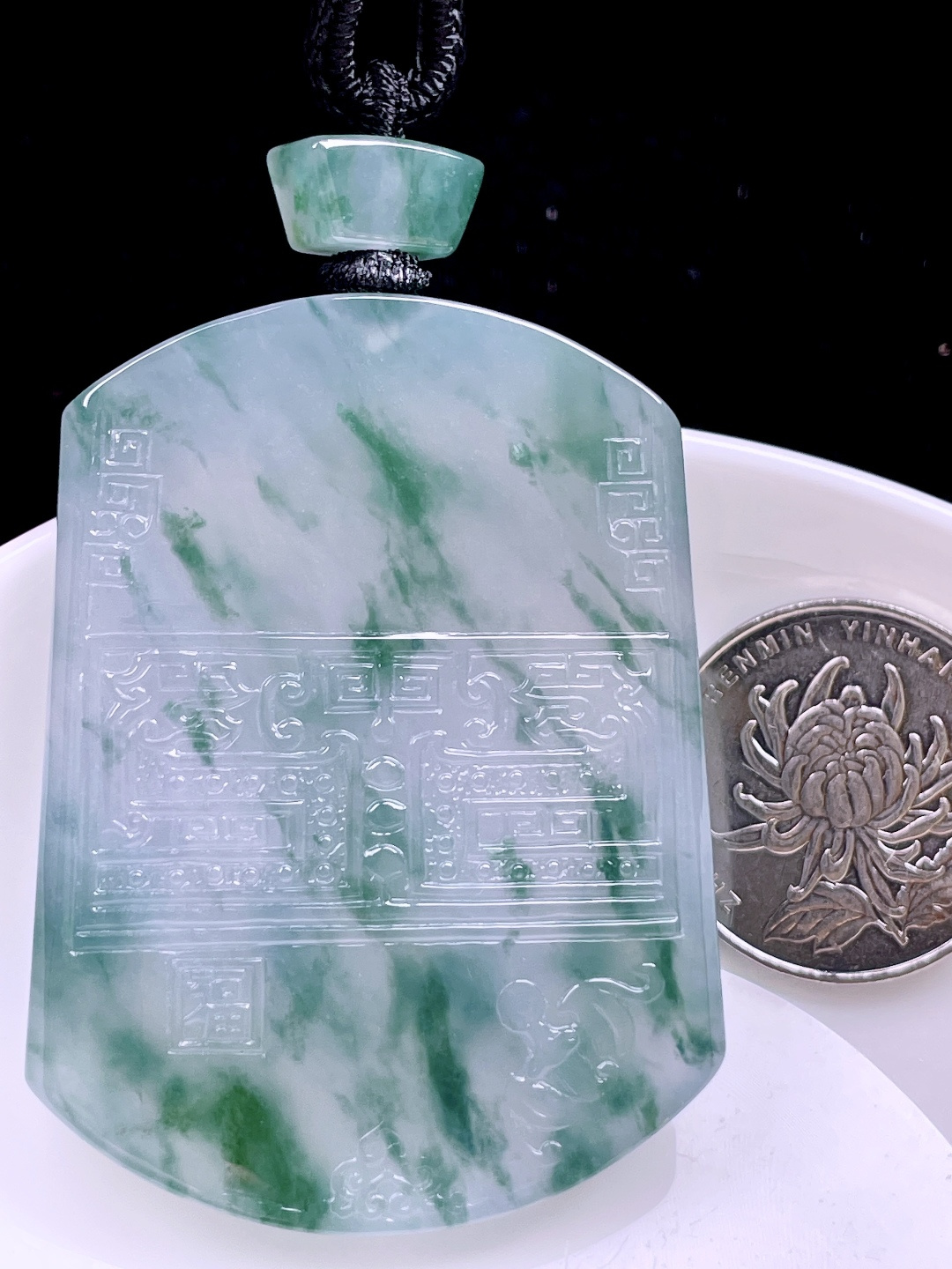 ️ 冰飘花复古牌 飘花灵动，种老起胶 尺寸：54.5/41/5.8