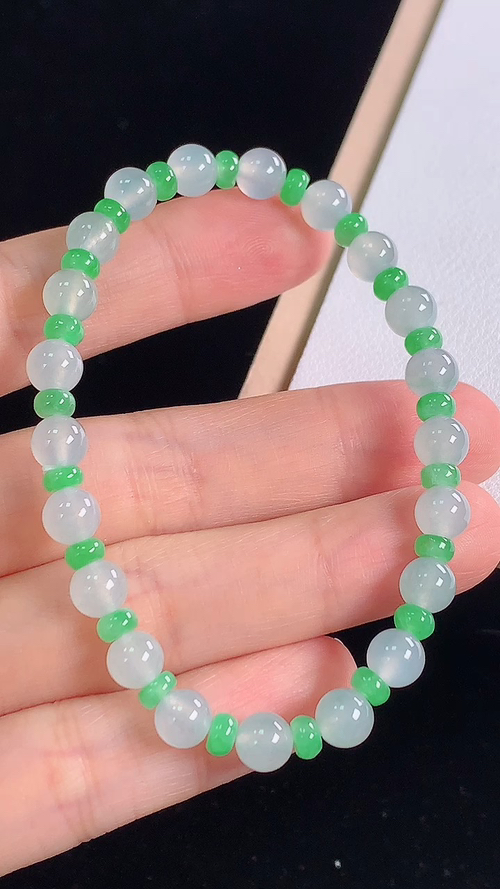 双色手链，尺寸:5.8-5.8mm