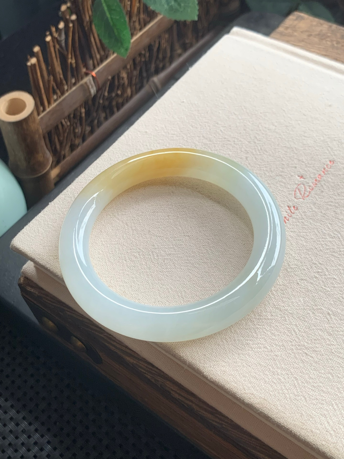 55圈口正圈黄翡手镯