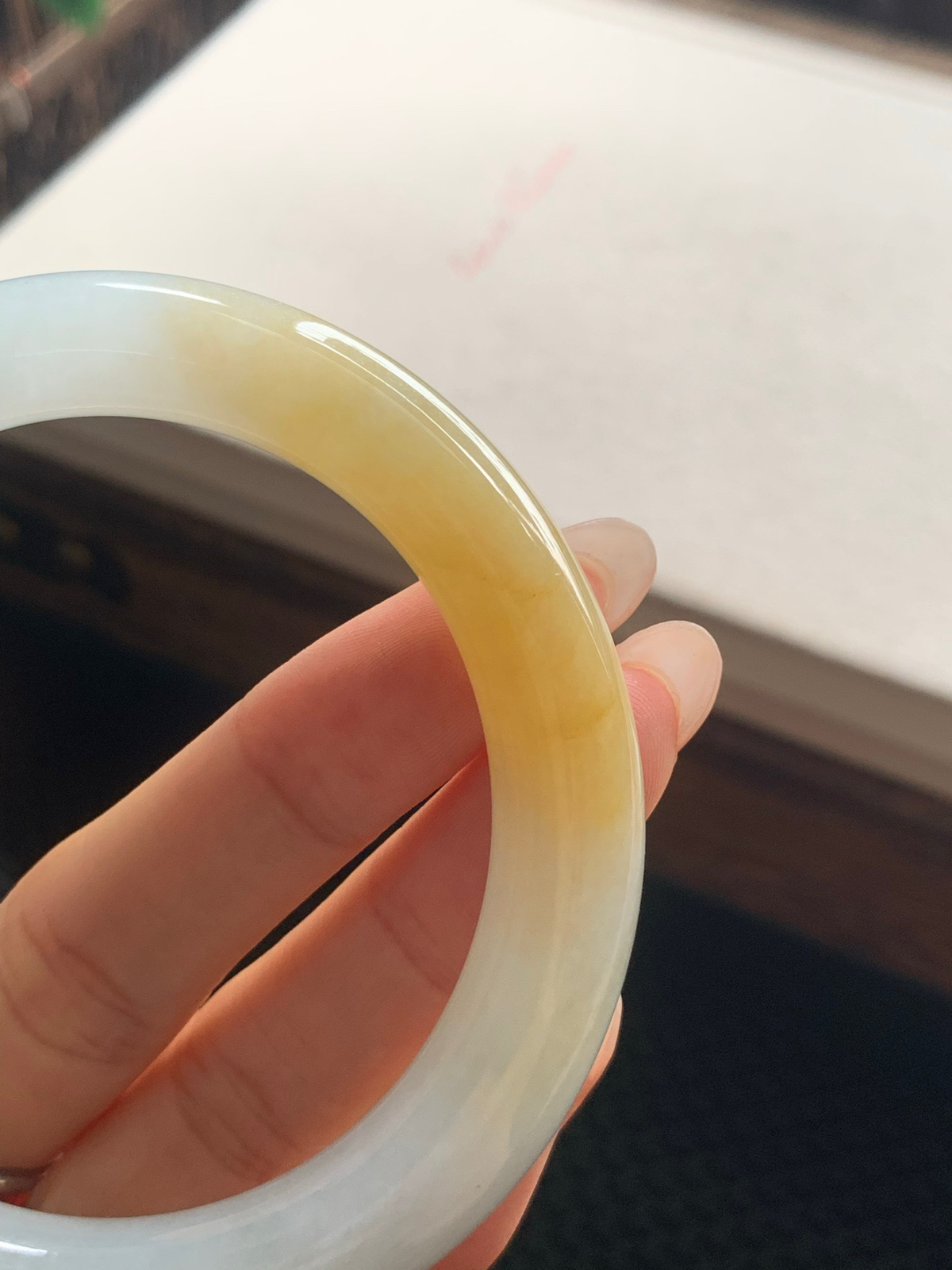 55圈口正圈黄翡手镯