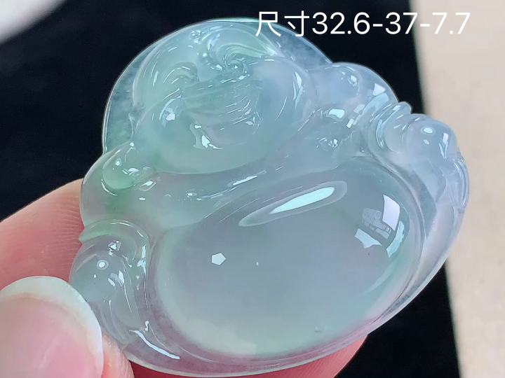 ️ 冰种佛公 老坑冰透 种老水足 水润光泽 性比高 无裂 尺寸看图