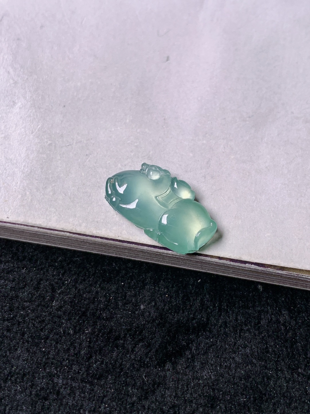 蓝水马上有钱，色泽浓艳 0614尺寸16.5*9.3*3
