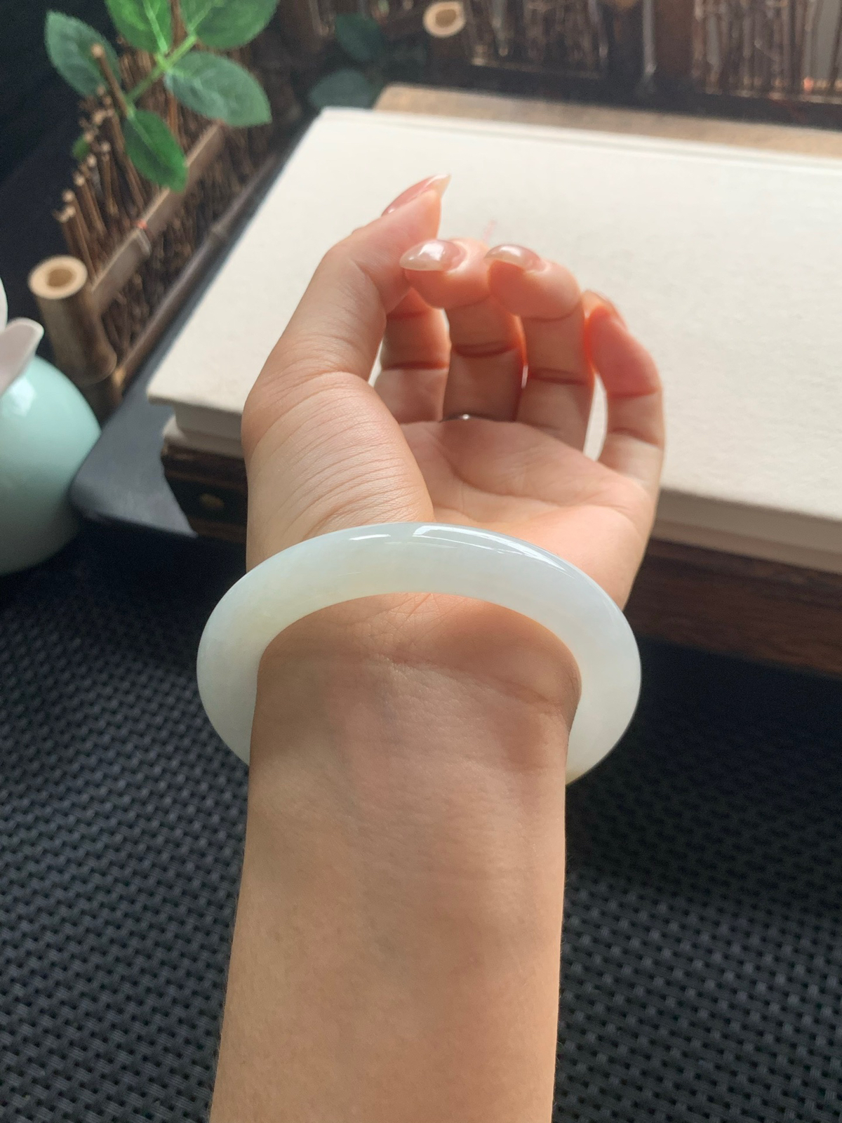 55圈口正圈黄翡手镯