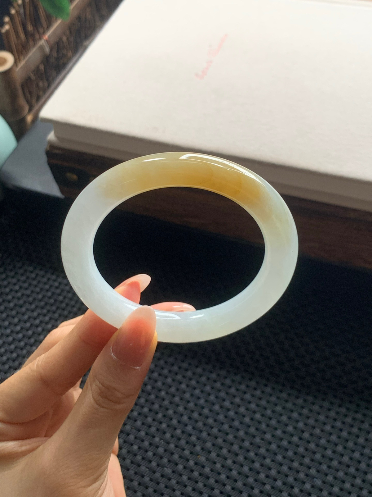 55圈口正圈黄翡手镯