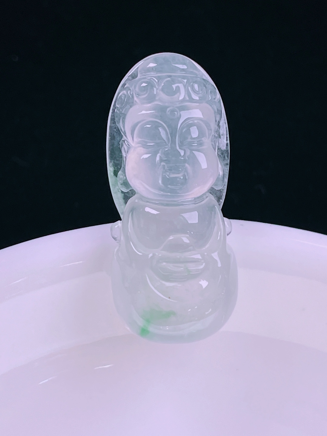 ️宝宝佛，老种起光，细底通透，尺寸：29/13/7.2mm0614
