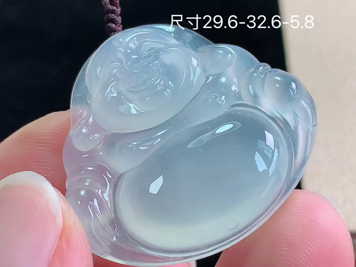 ️ 冰种佛公 老坑冰透 种老水足 水润光泽 性比高 无裂 尺寸看图