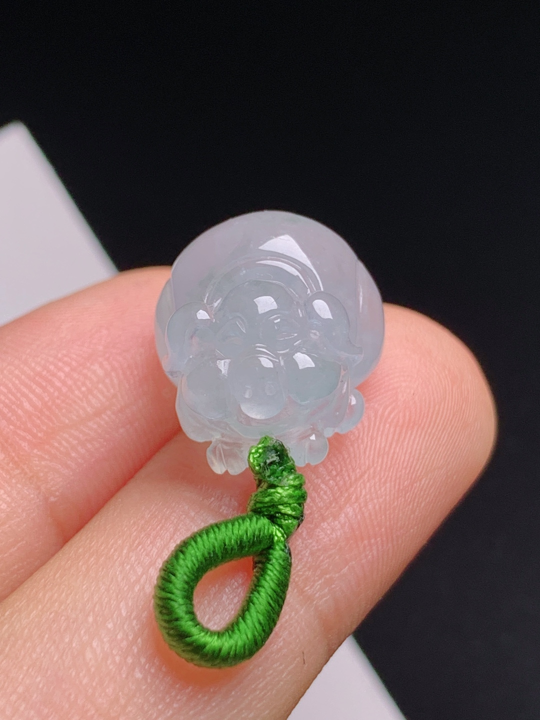 高冰小猪，冰润通透开脸圆润，呆萌可爱生肖款福气满满