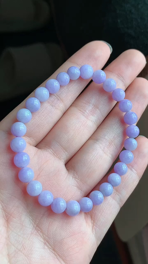 翡翠精品，珠链手串，尺寸6.5 x614