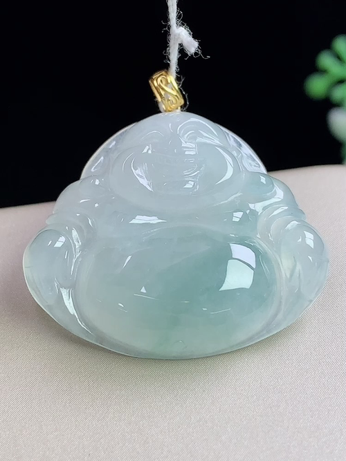 18k金镶佛公，无裂，尺寸23.8*28.5*6.0mm，L15oya