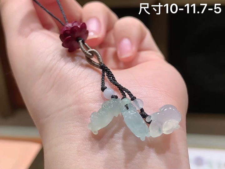 双彩生肖 无裂, 尺寸，10-11.7-5