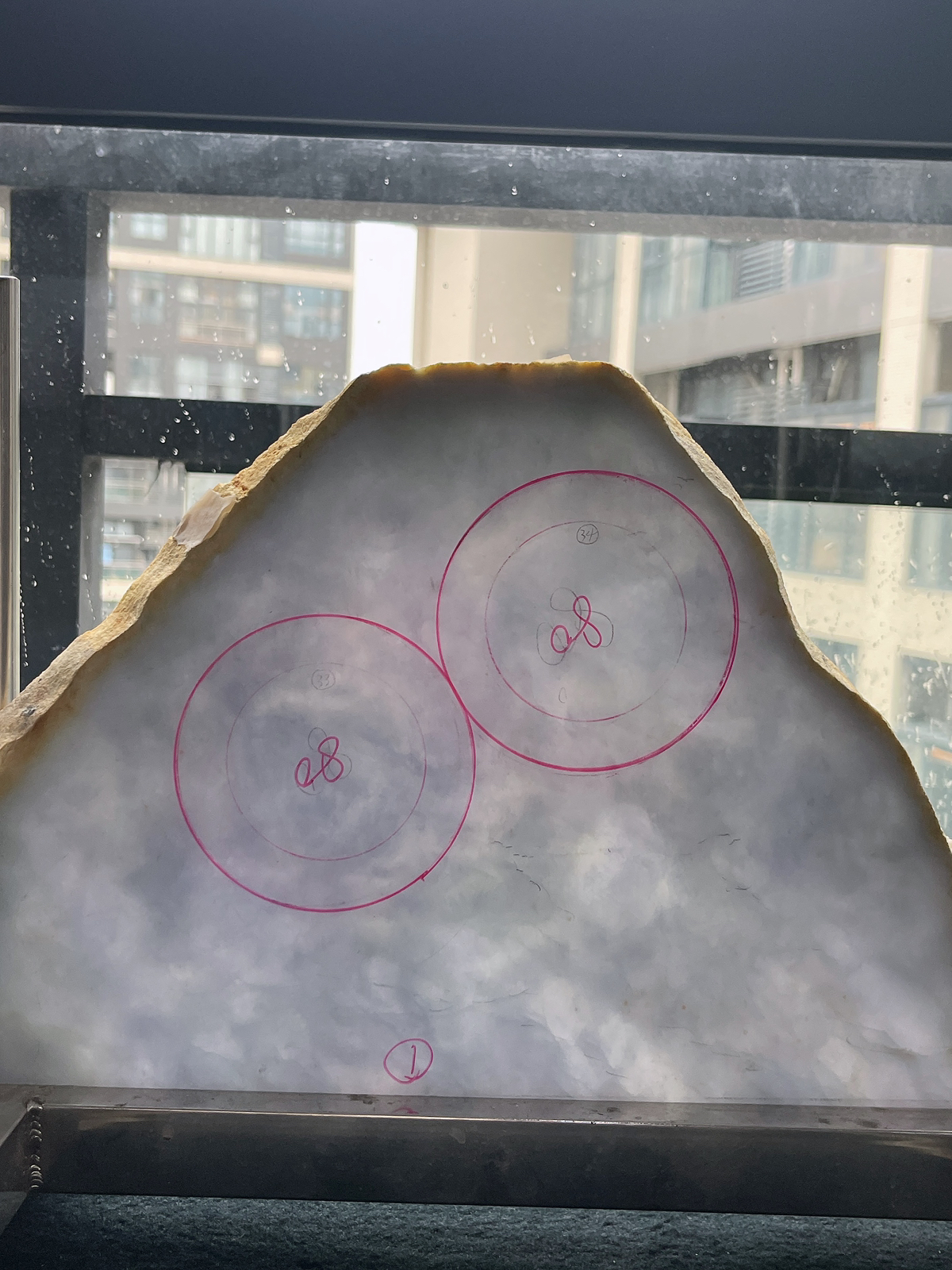 翡翠板料，⭕️正圈最大做64，圆条最大做60