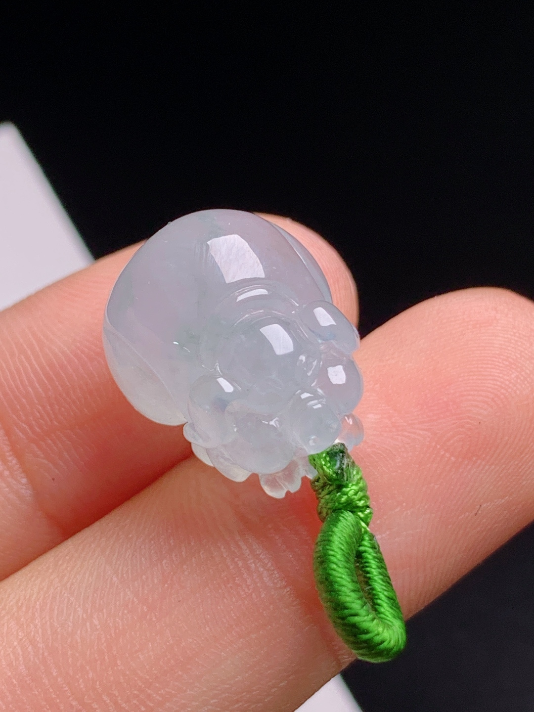 高冰小猪，冰润通透开脸圆润，呆萌可爱生肖款福气满满