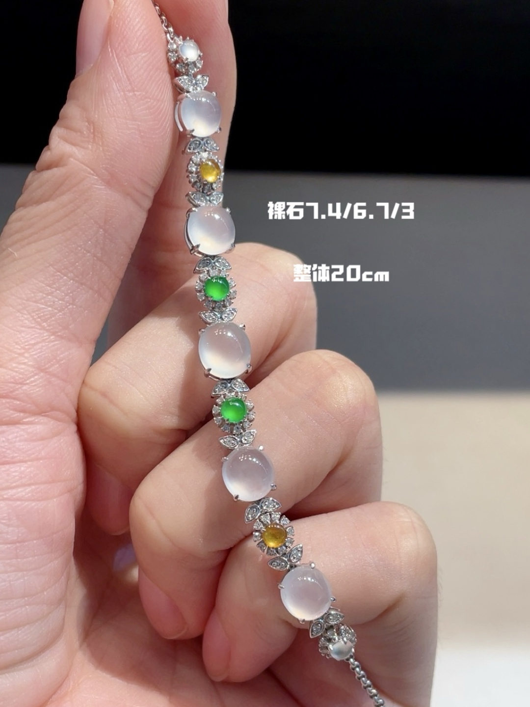 ️高冰蛋面手链 简约大气 纯美素净 ～超值推荐，7.4-6.7-3
