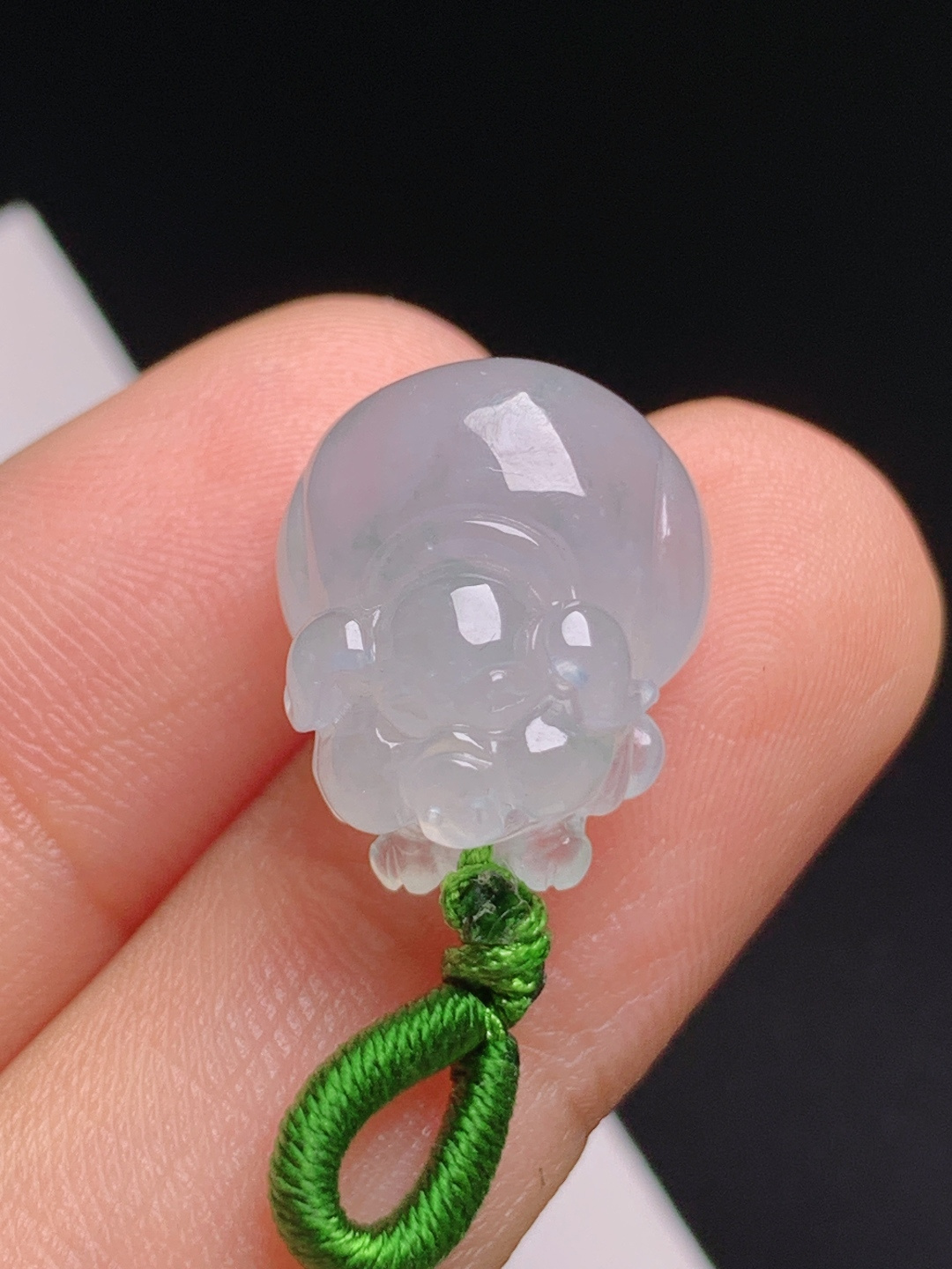 高冰小猪，冰润通透开脸圆润，呆萌可爱生肖款福气满满