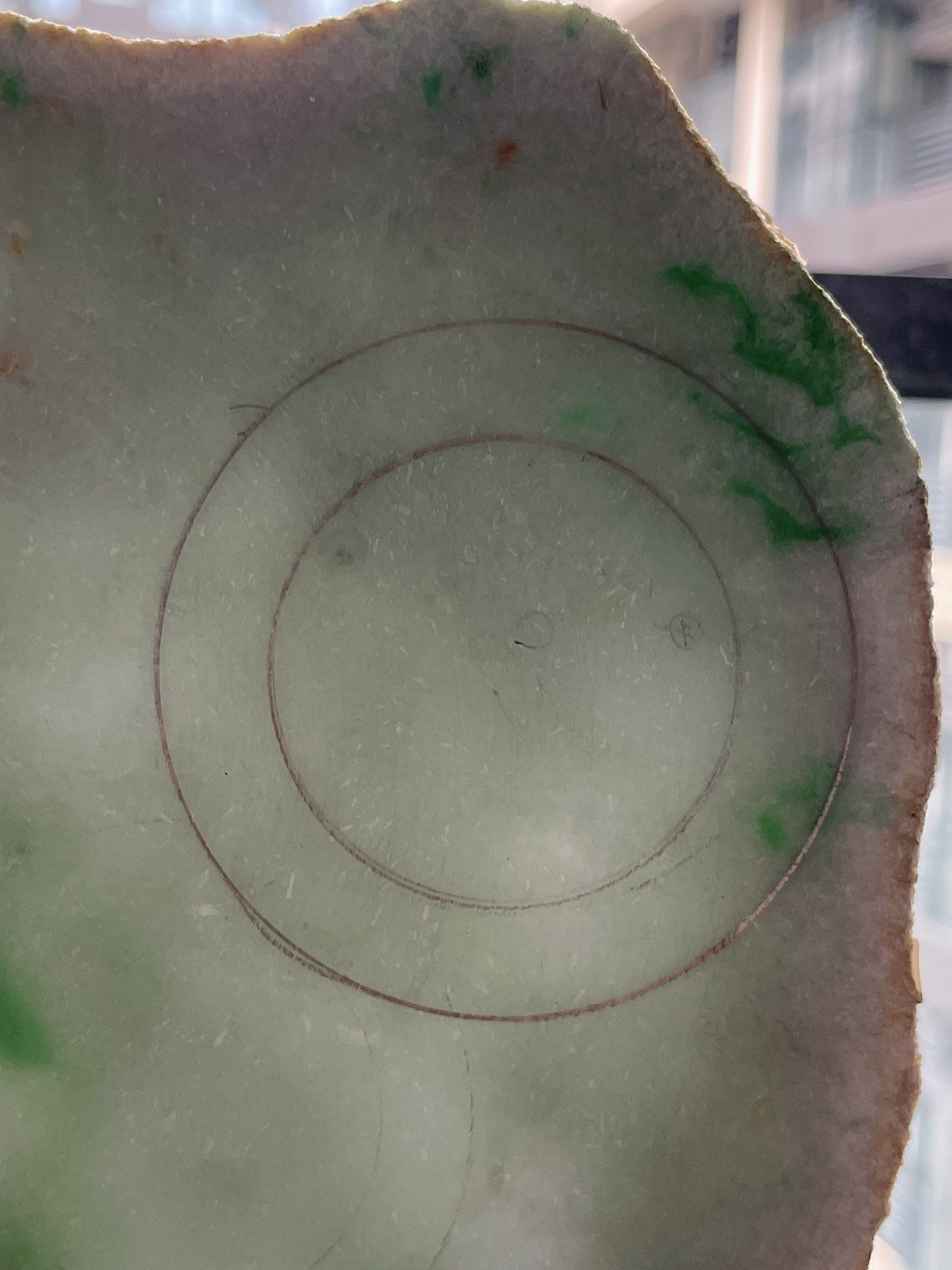 翡翠板料，⭕️正圈最大做66，圆条最大做62