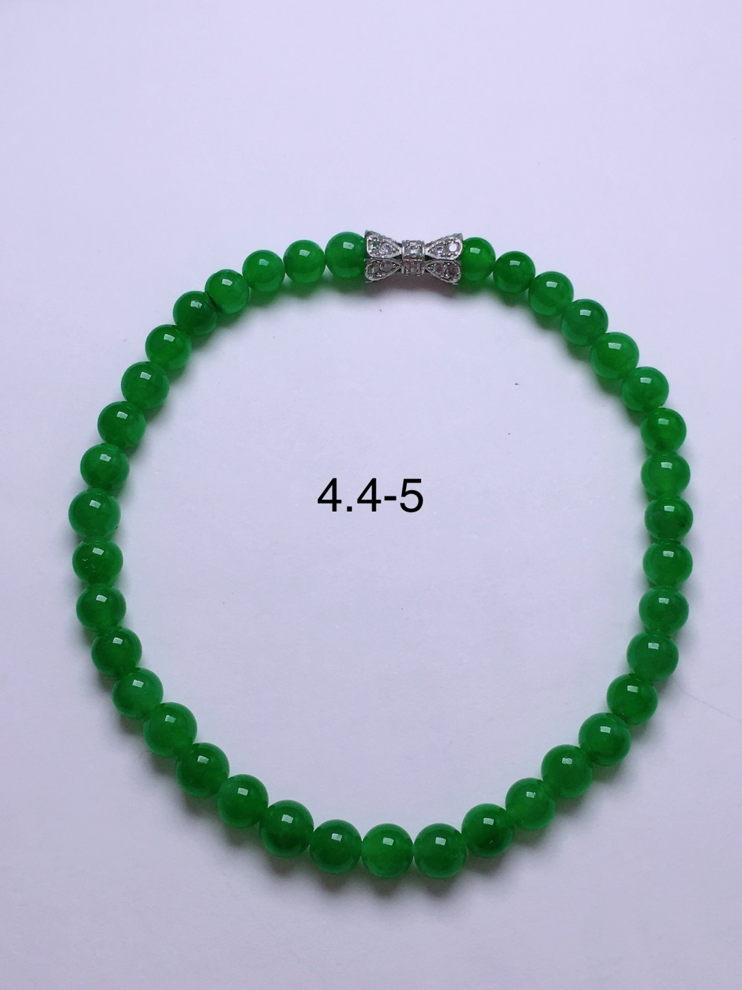 ️绿珠子手串，晶莹剔透，新颖时尚，4.4-5