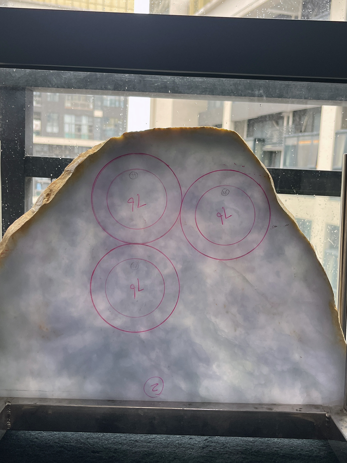 翡翠板料，⭕️正圈最大做60，圆条最大做56