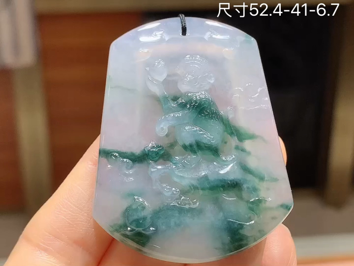 冰飘花生肖猴 老坑冰透 种老水足 水润光泽 性比高 无裂, 尺寸看图