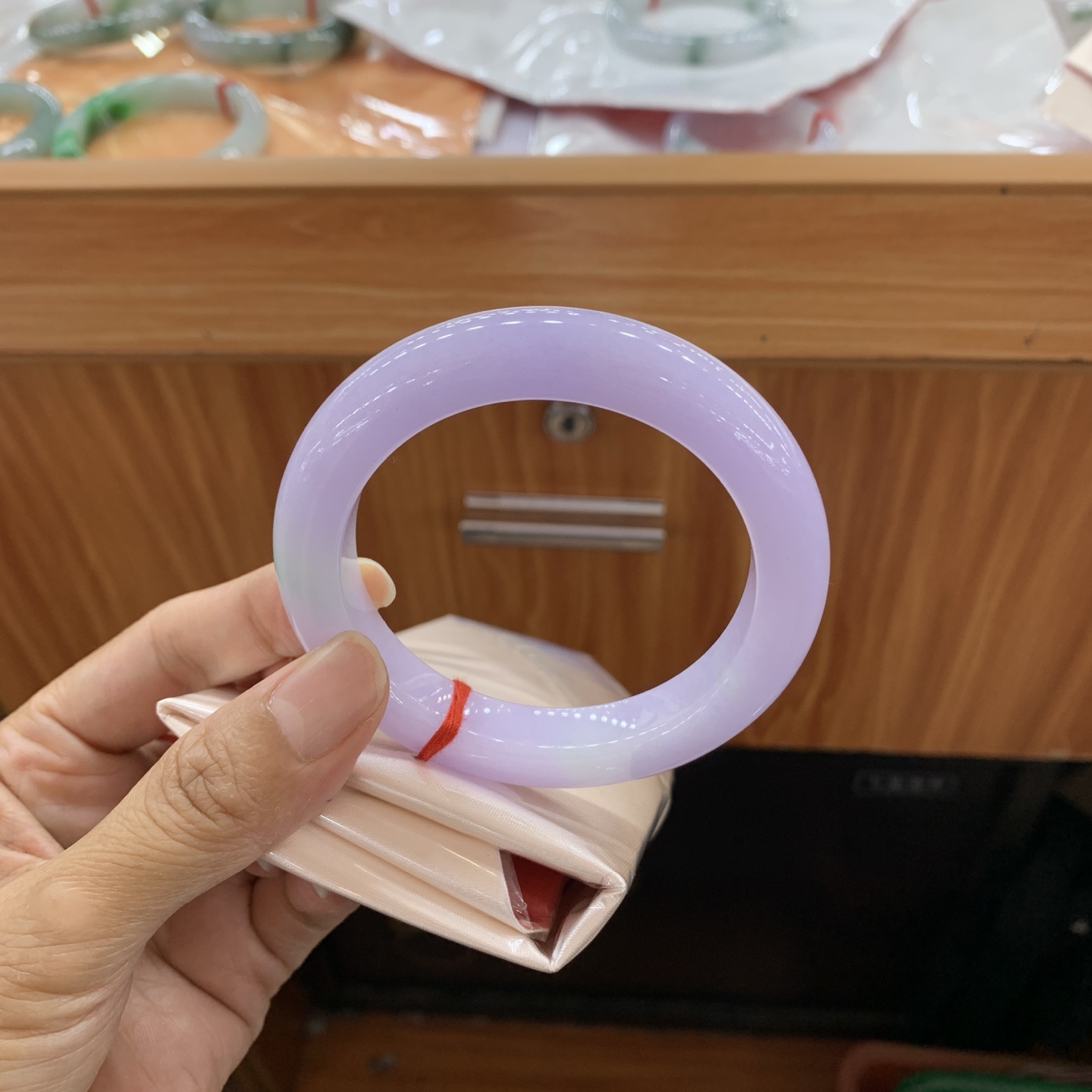 春彩正圈翡翠手镯 56.7-11.6-10