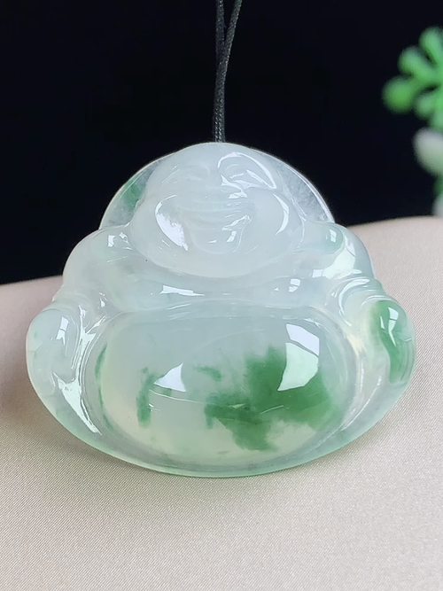 冰飘花佛公，无裂，尺寸25.3*27.6*6.1mm，L16afj