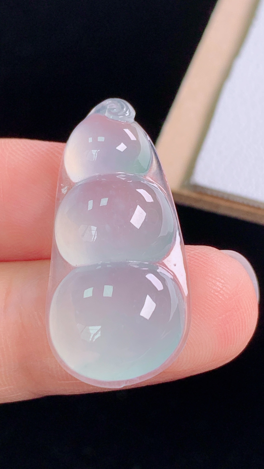 ️四季豆种水，水润细腻，无裂尺寸:28.1-13.9-5.9mm 14