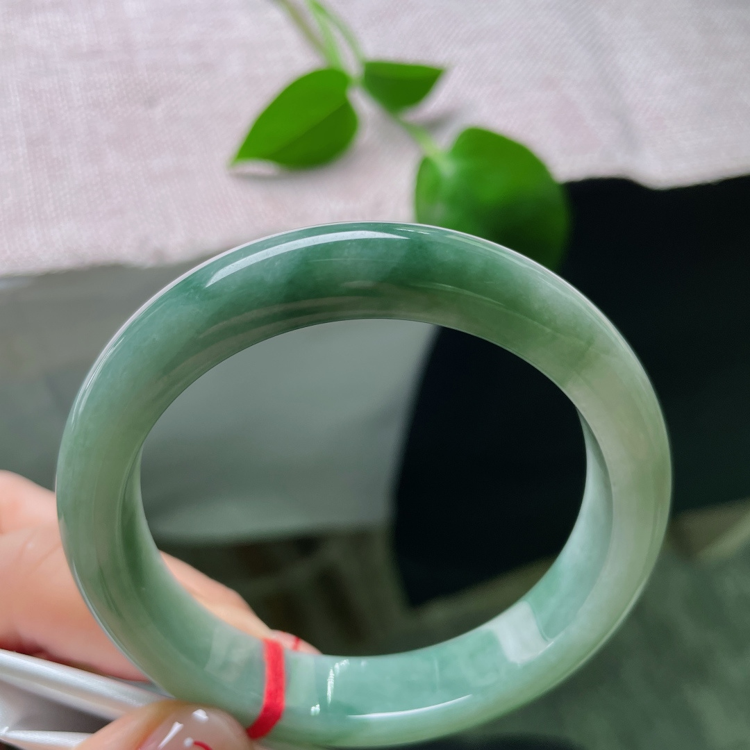 油青正圈，水润细腻，清雅苑苑，贵气，有棉线，ss54217a