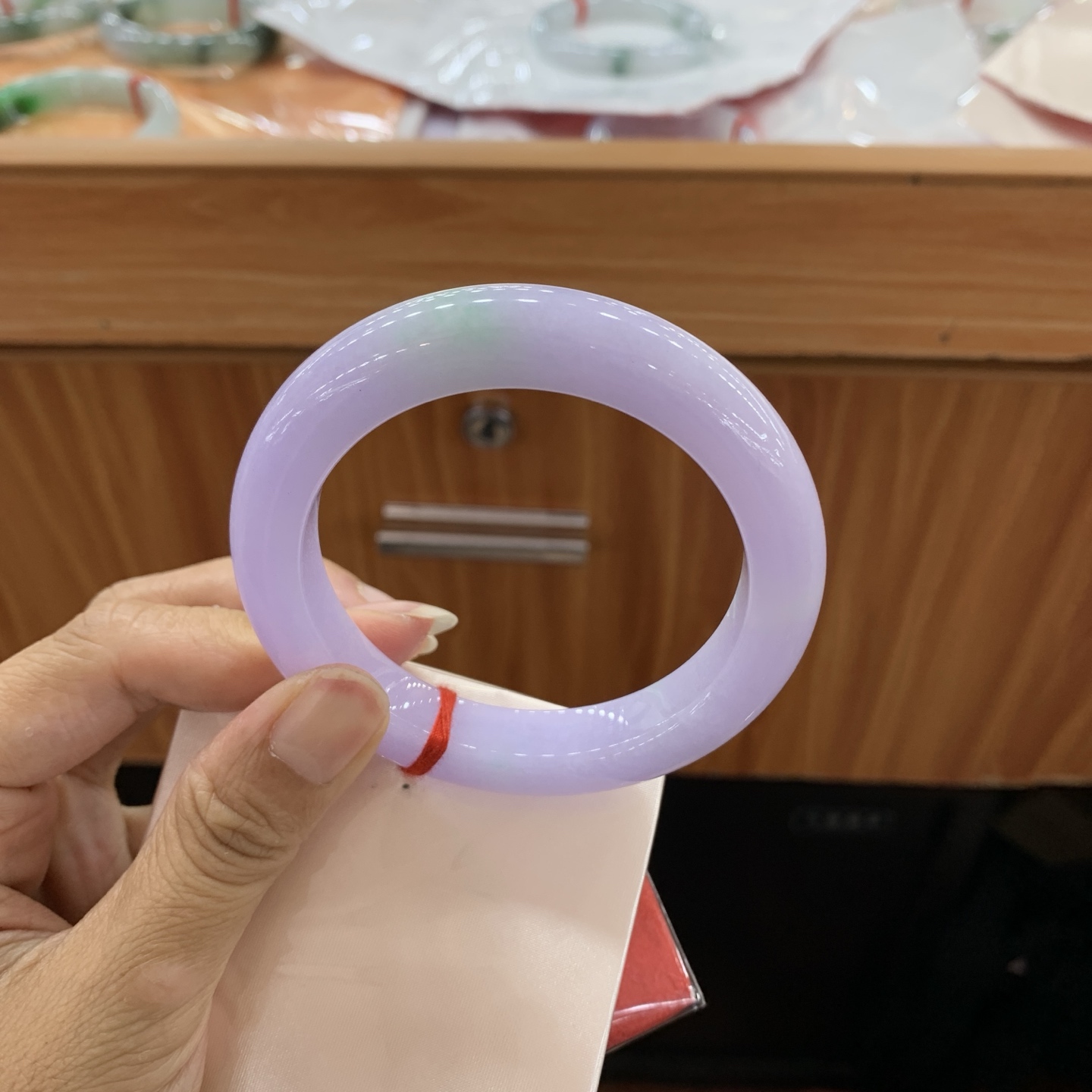 春彩正圈翡翠手镯 56.7-11.6-10