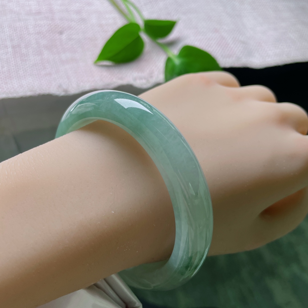油青正圈，种老，自带清冷气质，深海静谧，贵气，有纹，ss50380a