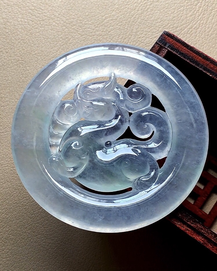 ️ 龙壁 底子水润灵动，工艺精湛，霸气十足，无裂，尺寸51.8*5.8