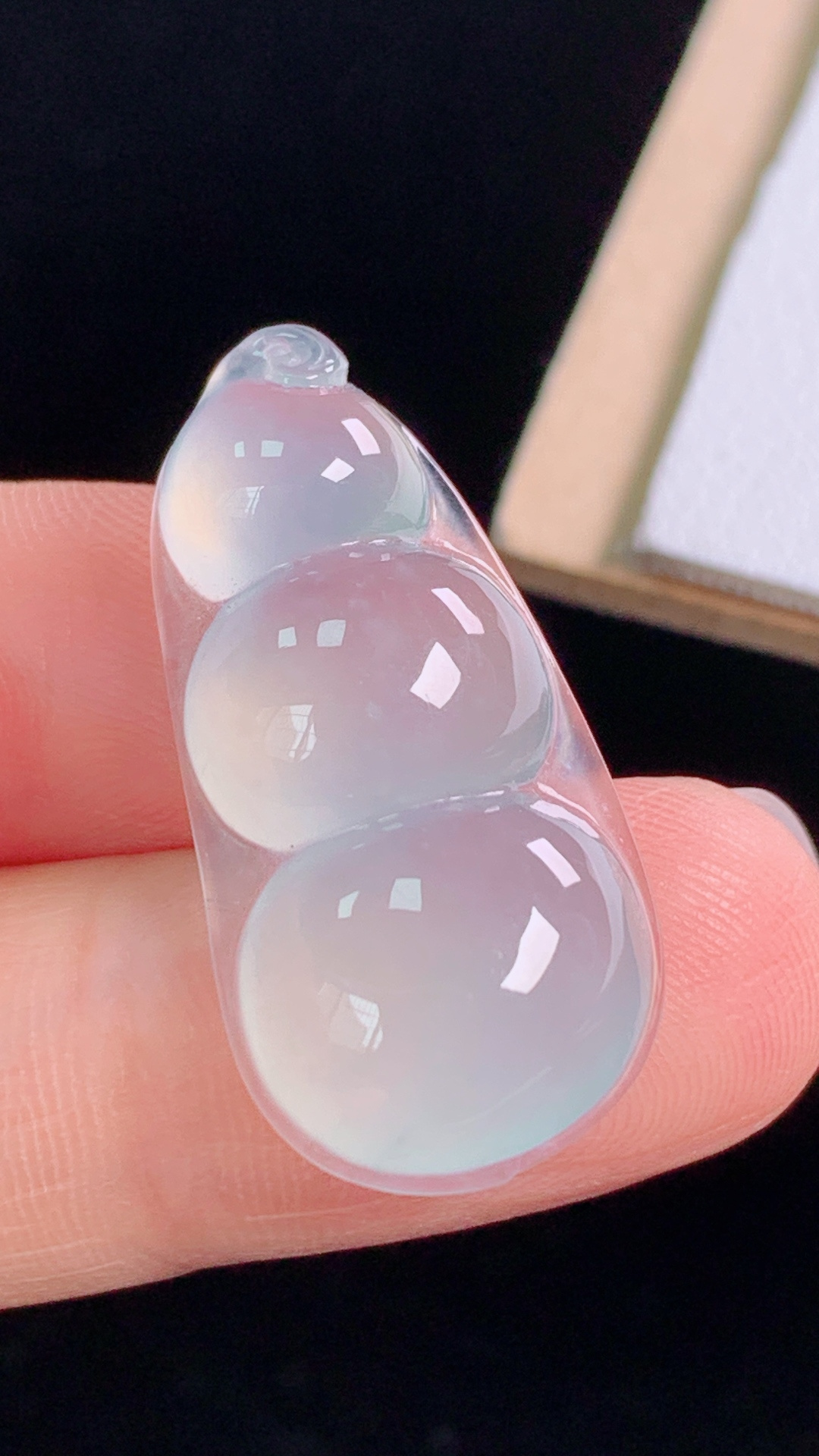 ️四季豆种水，水润细腻，无裂尺寸:28.1-13.9-5.9mm 14
