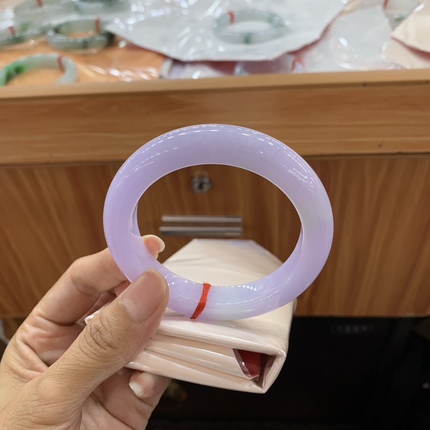 春彩正圈翡翠手镯 56.7-11.6-10