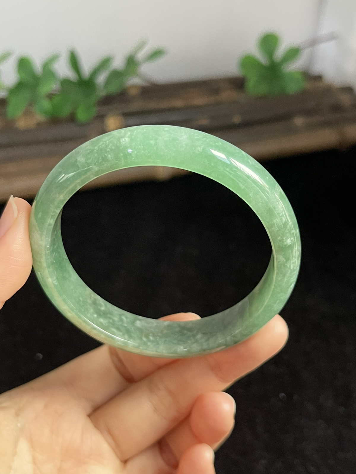 正圈55.4圈口，翡翠手镯