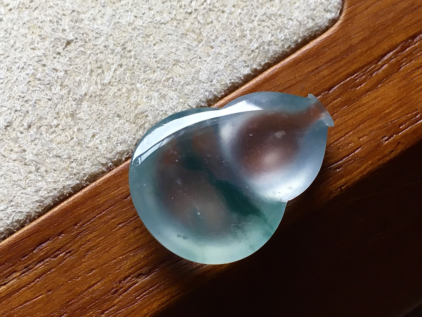 ️ 玻璃种飘彩葫芦 品质，冰透感十足，尺寸17.5*12.7*4.8