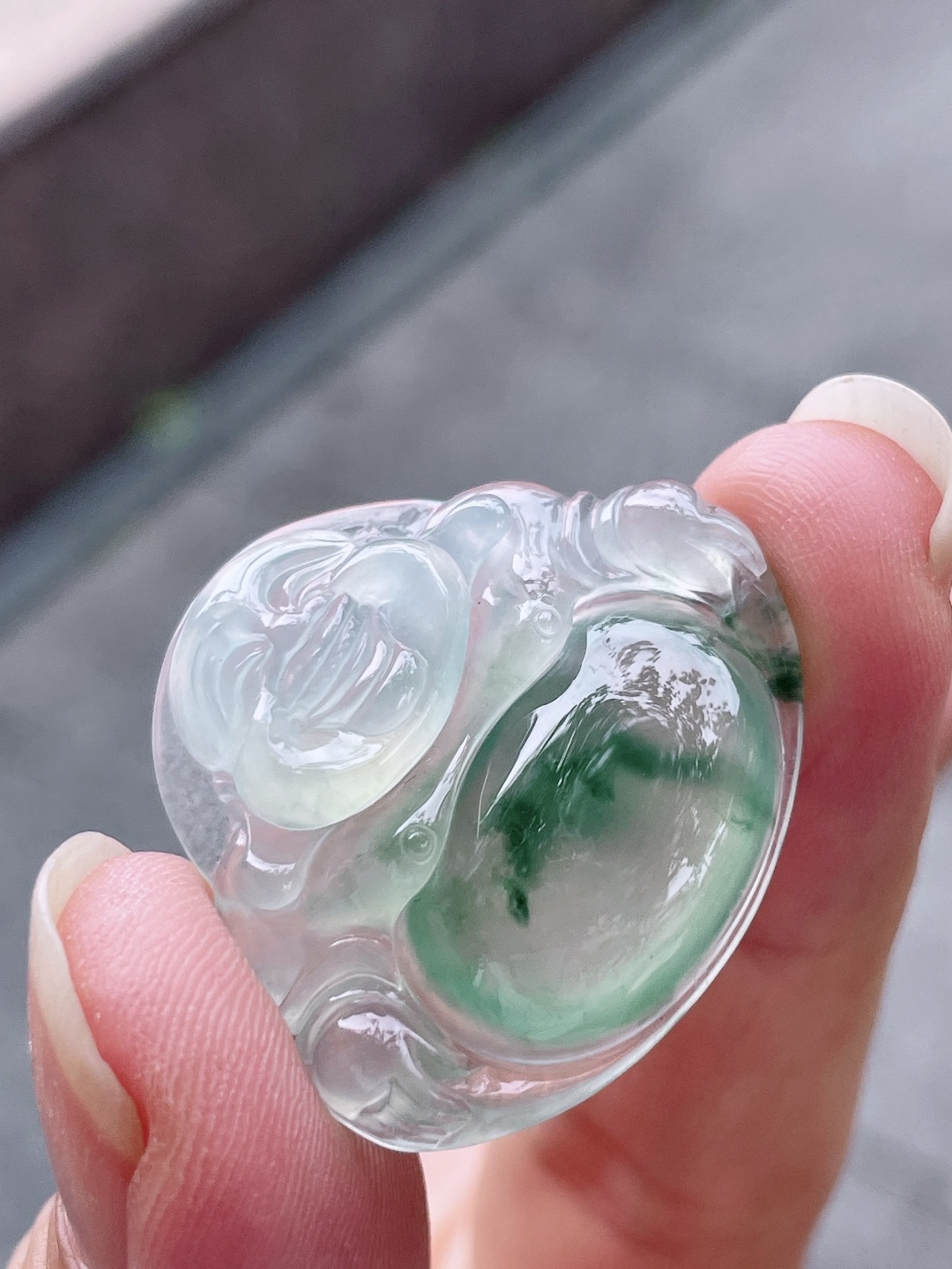 ️ 冰飘花佛公 飘花灵动，种老起光 尺寸：29.2/25.8/6.2