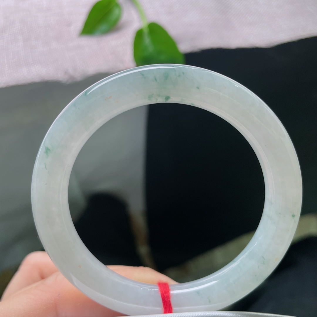 飘花圆条，水润细腻，洒金，种老，气质优雅，婉约柔美，有棉线，ss52503a