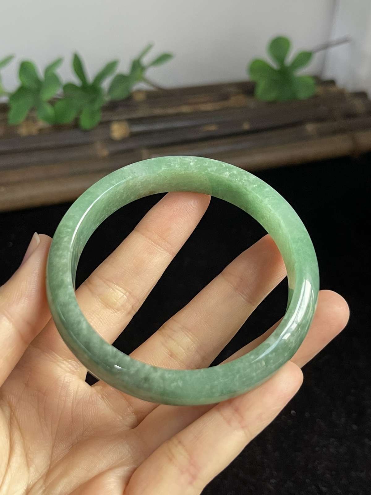 正圈55.4圈口，翡翠手镯