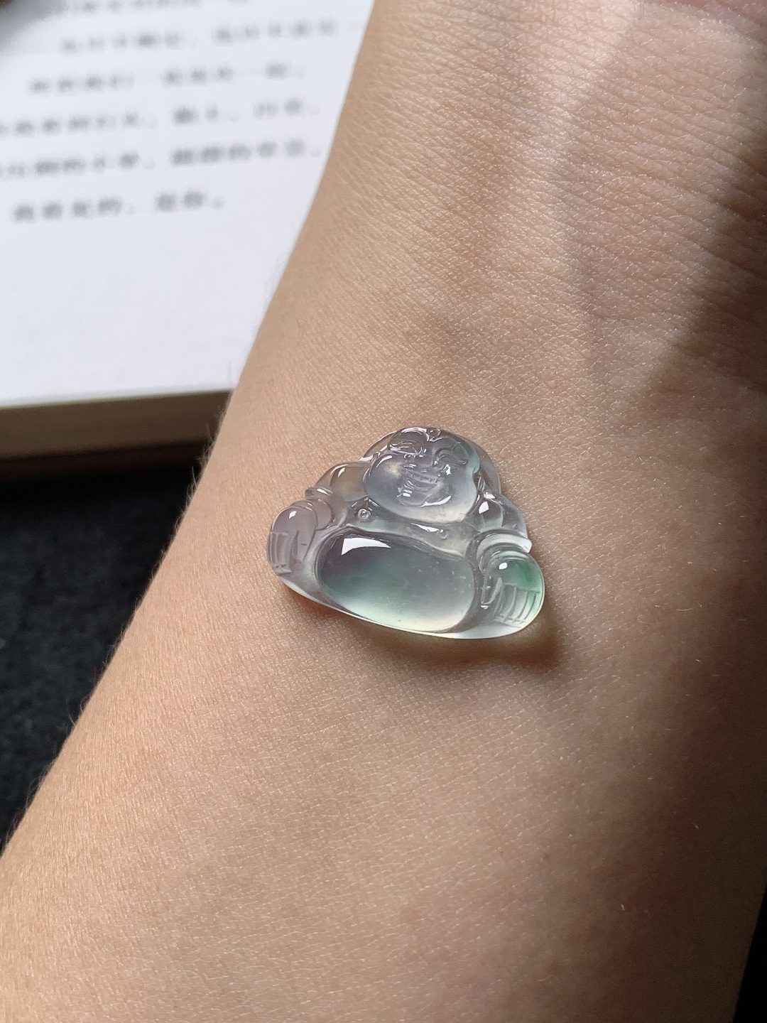飘花坐佛 ，水润种老 0617 尺寸21*15.1*3.9