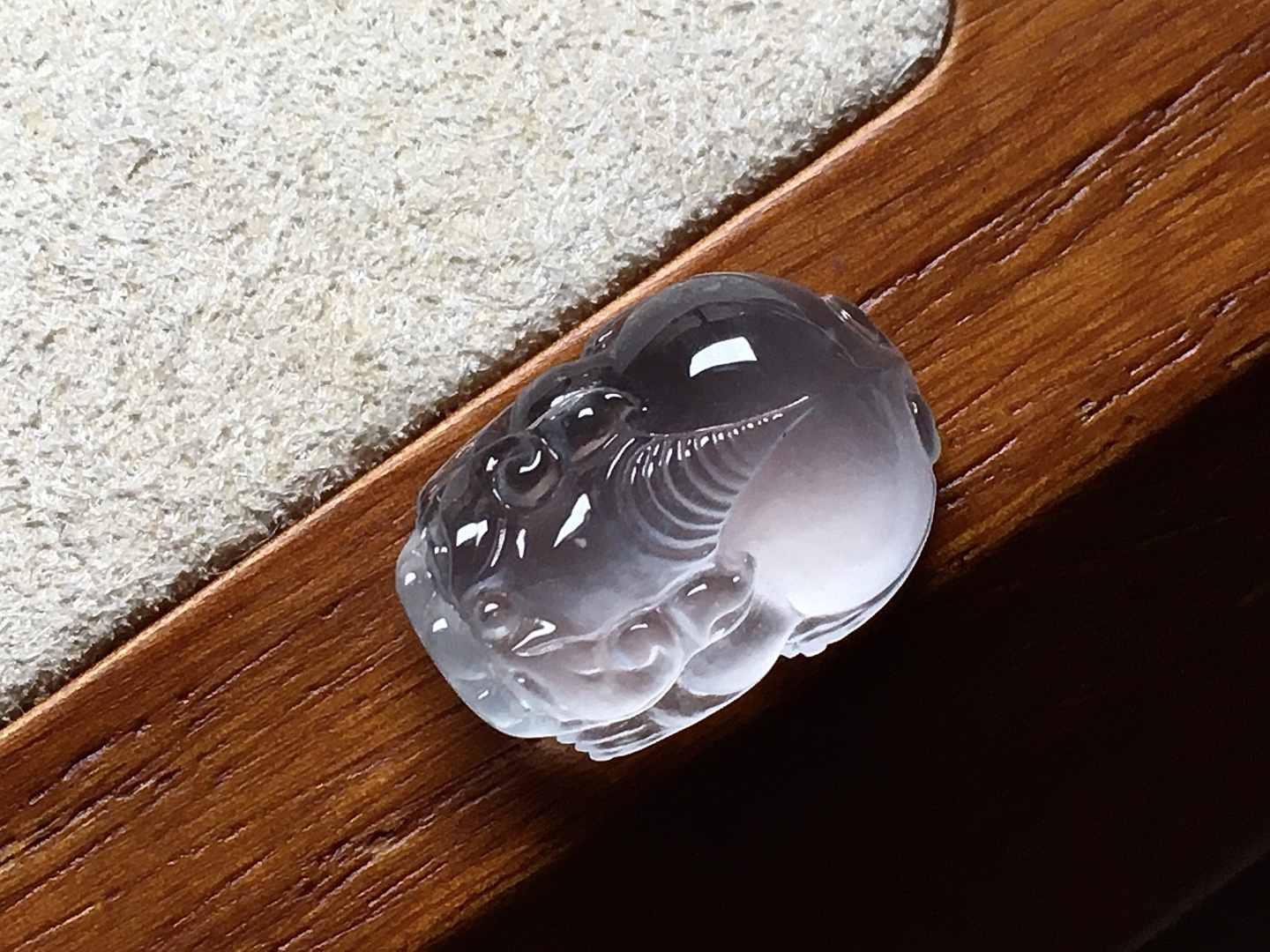 ️ 玻璃种貔貅 品质，白皙透亮，尺寸16*11*5.5