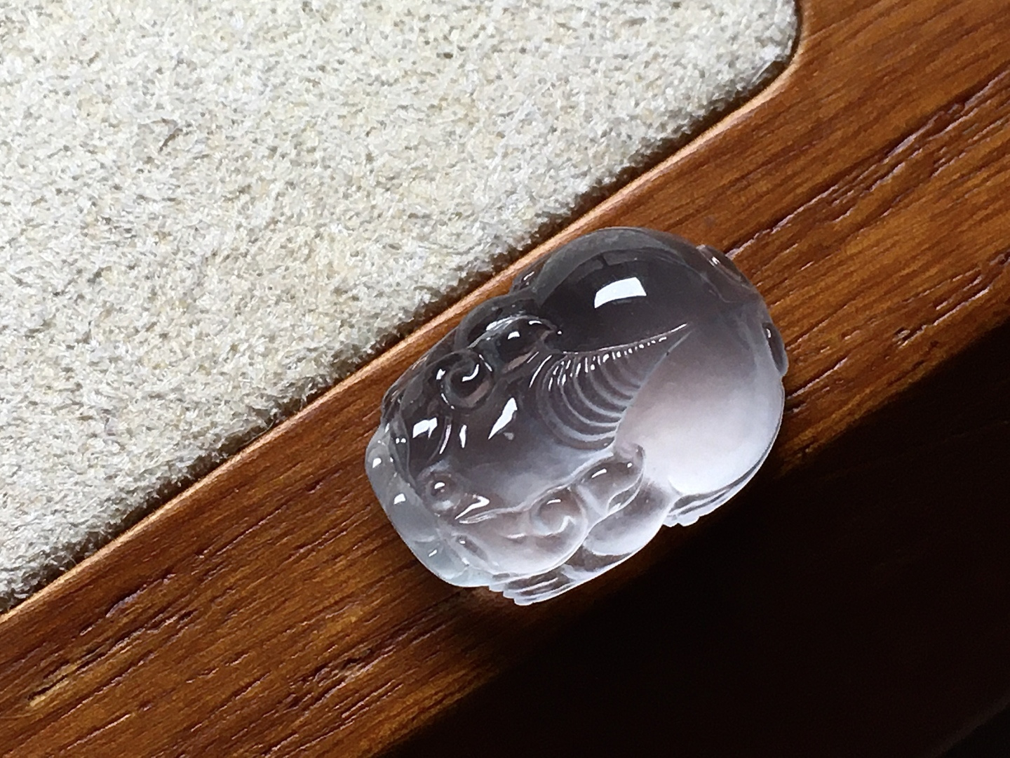 ️ 玻璃种貔貅 品质，白皙透亮，尺寸16*11*5.5
