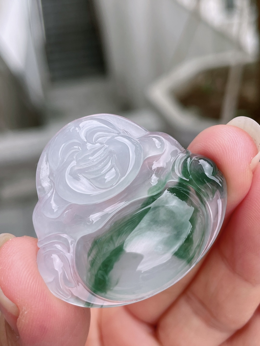 飘花灵动，种老起胶，背面一刀切 尺寸：35.2/32.8/6