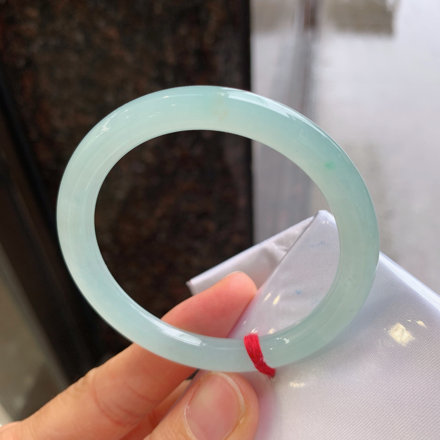 圆条冰晴 无裂 尺寸：52.2/7.5/7.9 小清新