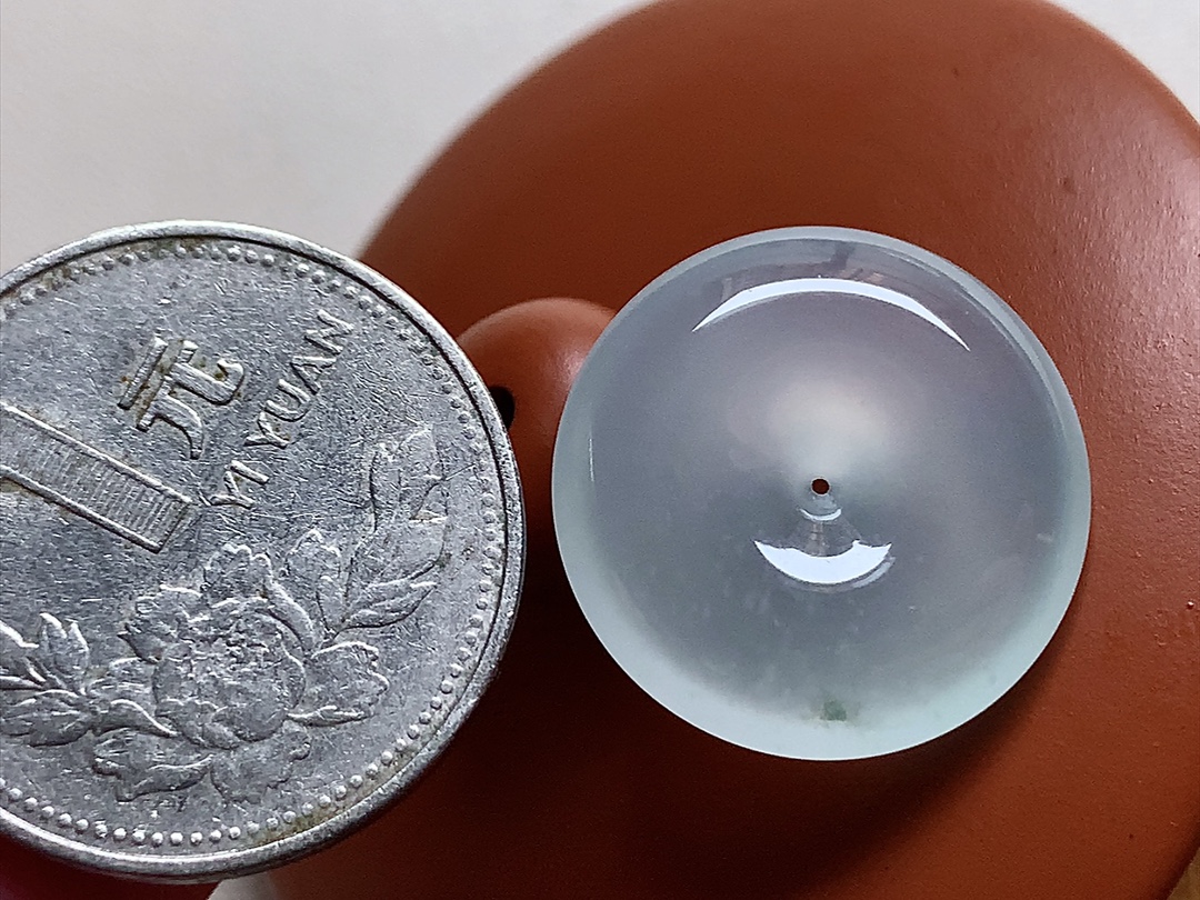 冰种飘花怀古 种水细腻起胶感，无裂，尺寸20.8*4.8